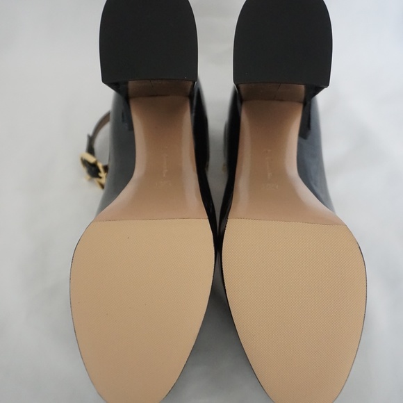 Gianvito Rossi MANILA Black Patent Leather Platform Mary Jane Shoes Trendy!! - Picture 14 of 15